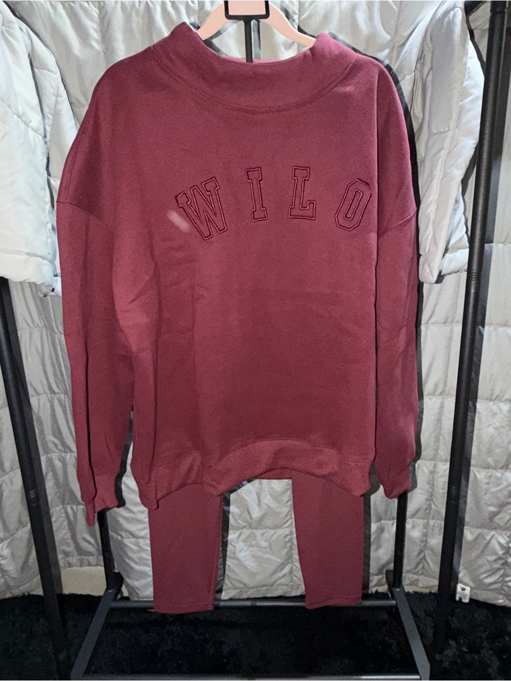 WILO The Label 2 Piece Funnel Neck Legging Set
